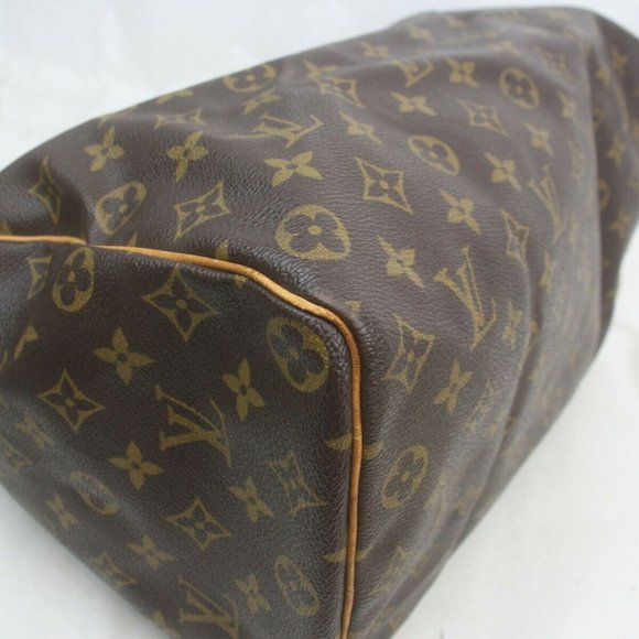 100% Authentic Louis Vuitton Speedy 35 Monogram Hand Bag - Picture 6 of 10
